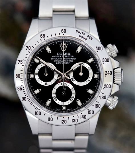 rolex daytona acciaio ref. 116520|rolex 116520 price.